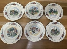 6 Assiettes Creuses Anciennes