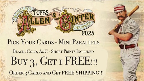 2025 topps allen ginter - allen, &