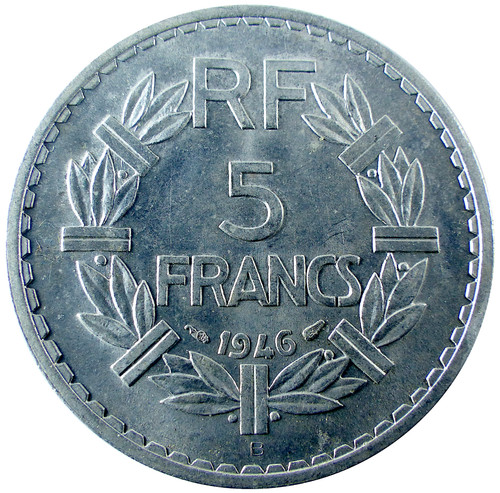 Francs lavrillier 1946 b - 5,