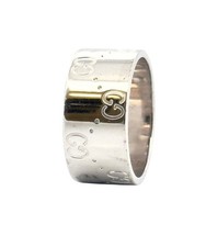 Alliance Gucci en or blanc 18 carats taille 52