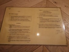 Ancienne Affiche Plaque Règlement Vestiaire Usine Curiosité industriel 