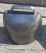 ANCIENNE CLOCHE À VACHE ALPAGE CHAMOIX  2/0 SONNAILLE VINTAGE 