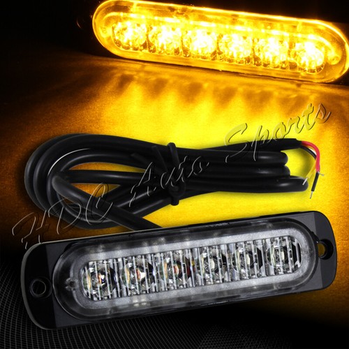 Led ambre camion balise - 6,