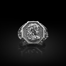 Bague chevalière homme en