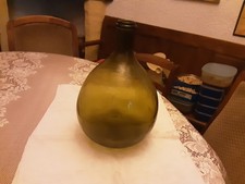 DAME JEANNE  ANCIENNE VERRE VERT  5L