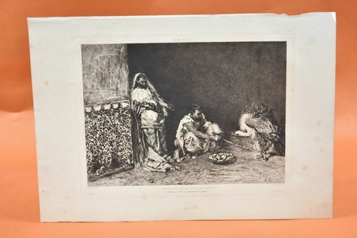 Gravure xixème marocains - xixème,