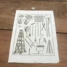 gravure ancienne 18 eme N249