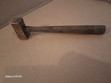 Très ancien et curieux Marteau dont la frappe est en cuivre massif pur !