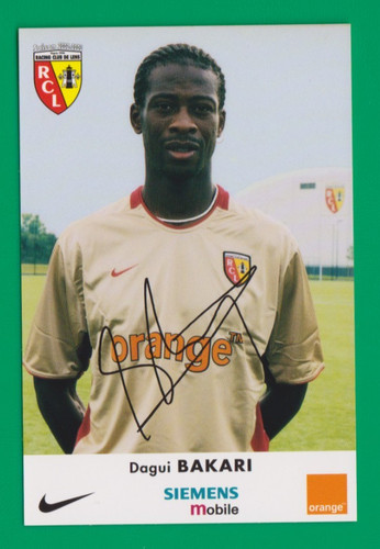 Football carte joueur dagui - carte,