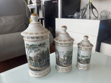 3 Pots Couverts Porcelaine D Art A.Valette  Limoges