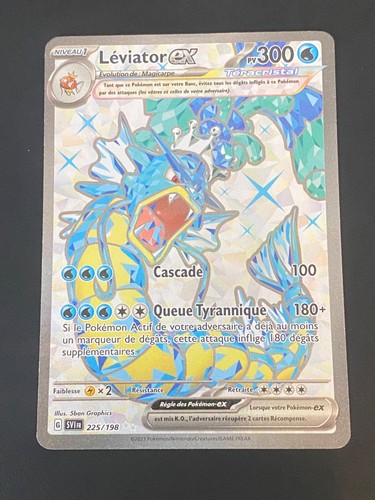 Carte pokemon léviator - carte,
