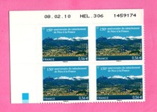 FRANCE - 2010 - AUTOADHESIF n°469**MNH - COIN DATE - BAIE DE NICE - COTE 25€