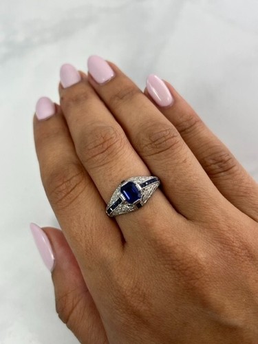 Bague solitaire saphir - solitaire,