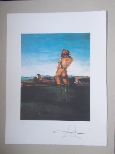 Lithographie salvador dali - lithographie,, "