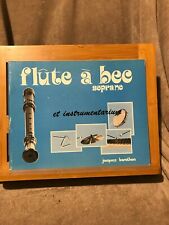 Jacques Barathon Flûte a bec soprano et instrumentarium partition méthode 3001
