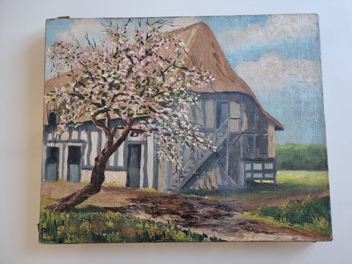 Peinture ancienne huile - peinture,