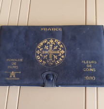 Coffret Monnaie PARIS série Fleurs De Coins 1980 France Pièce Argent 50 Francs 