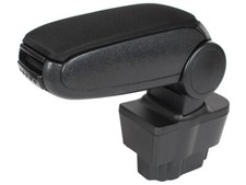 TISSU NOIR ACCOUDOIR + KIT DE MONTAGE POUR OPEL CORSA D 2006-2014