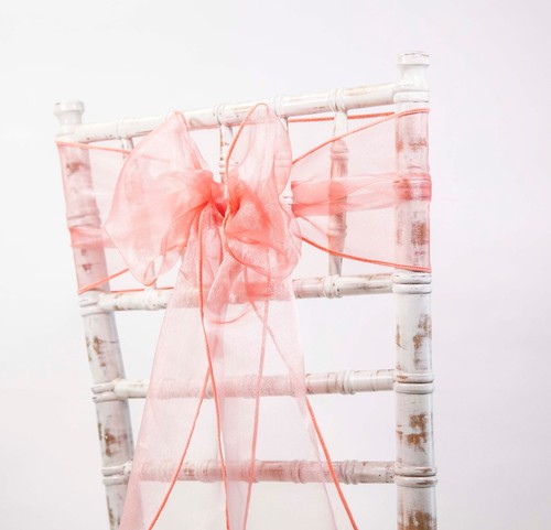 Organza chaise nœud - organza, mariage