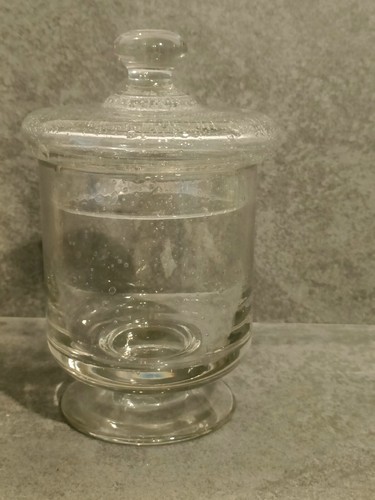 Pot verre bullé biot - pot,