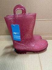 botte de pluie rose a