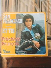 Vintage 45 tours ancien Frédéric François disque vinyle collection rétro