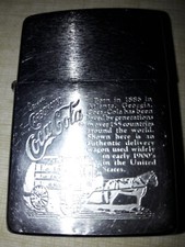 briquet zippo coca cola