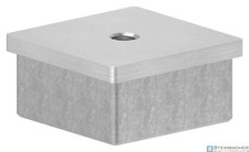 Embout en inox, pour tube 50x50x2,0mm, V4A, M8 | STEINBACHER©