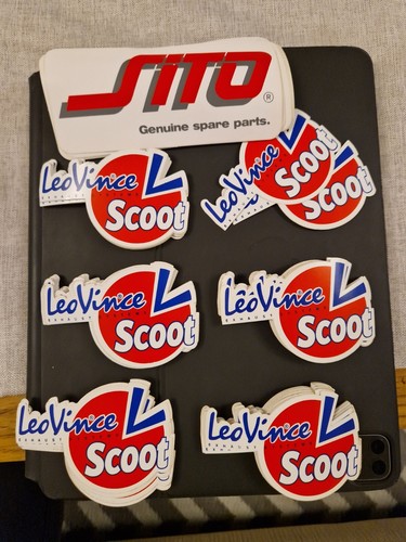 Rare job lot scooter stickers - job,