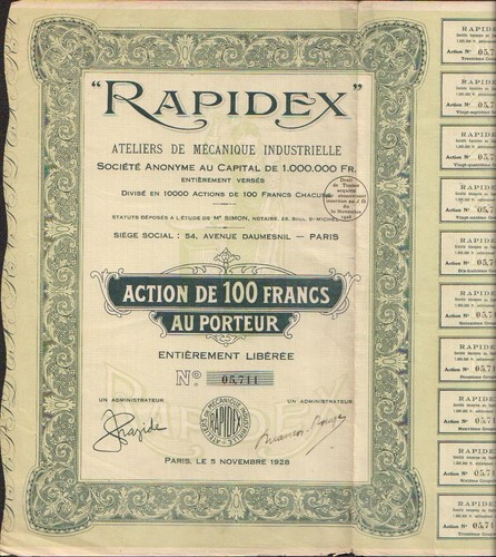 Rapidex ateliers de - rapidex,,