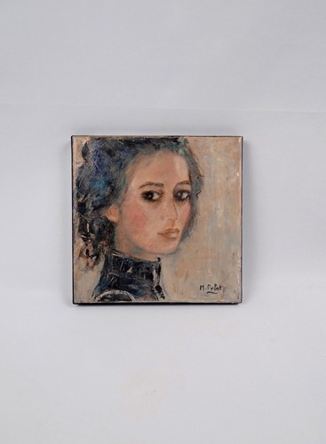 Pelat portrait femme - portrait, de