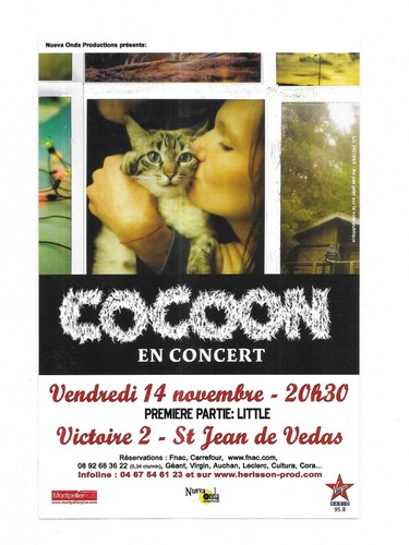 Flyer cocoon en - en, concert