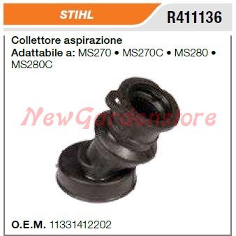 Collecteur admission stihl - collecteur,