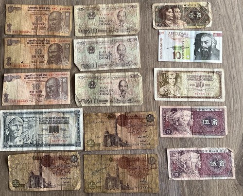 Lot billets du - du, monde