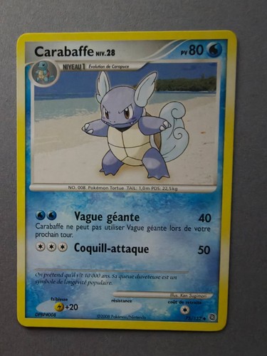 Carte pokémon carabaffe p - carabaffe, d&p