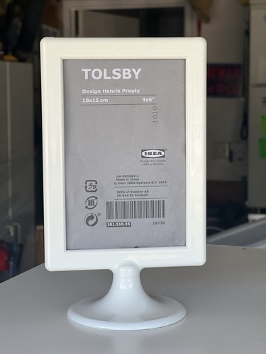 Ikea tolsby white - white, frame