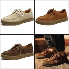 chaussure plate cuir classique