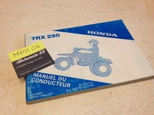 Manuel propriétaire Honda TRX250 TRX 250 250TRX quad owner's manual