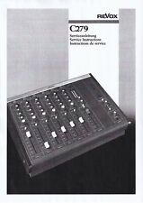 Manuel De Service Pour Revox C