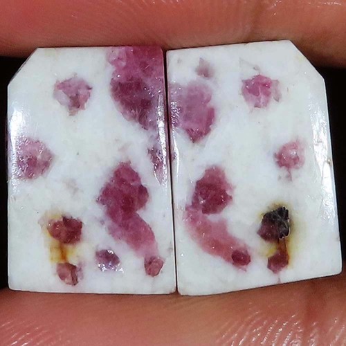 Paire cabochon quartz - paire,