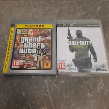 PS3 Lot de 2 jeux Sony playstation 3 - Grand theft auto IV 4 et call of duty MW3