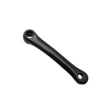 Manivelle gauche 170 alu forge etroite noir - fabricant Newton