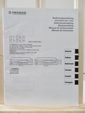 NOTICE MANUEL ORIGINAL OPERATING INSTRUCTIONS PIONEER PD-T305/PD-T505 PLAYER CD 