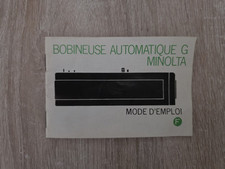 Mode d'emploi Bobineuse