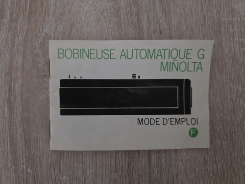 Mode emploi bobineuse - d'emploi,