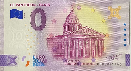 Billet euro pantheon - euro, le