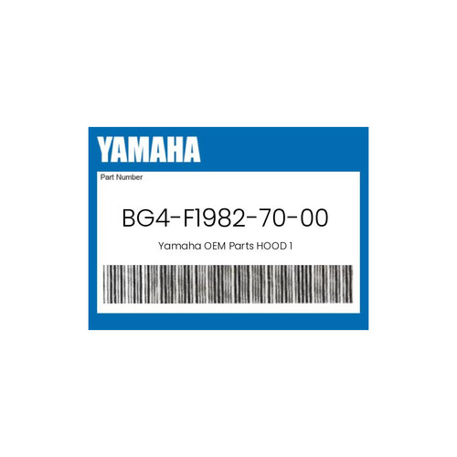 Yamaha genuine hood - yamaha,