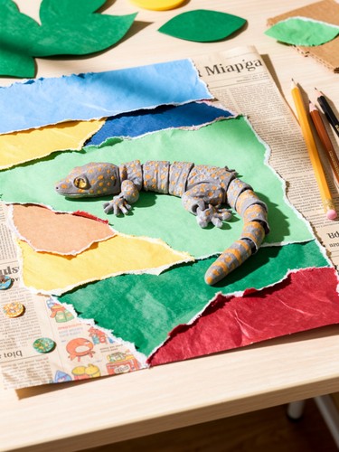 Gecko fidget articulated desk - fidget,