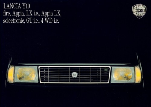 Catalogue brochure lancia y10 - lancia,