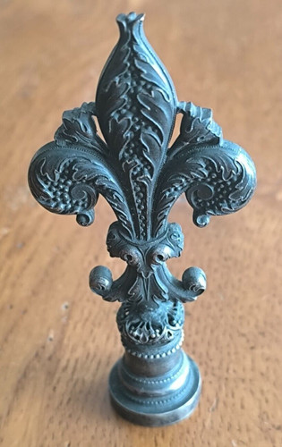 Sceau fleur lys - lys, bronze